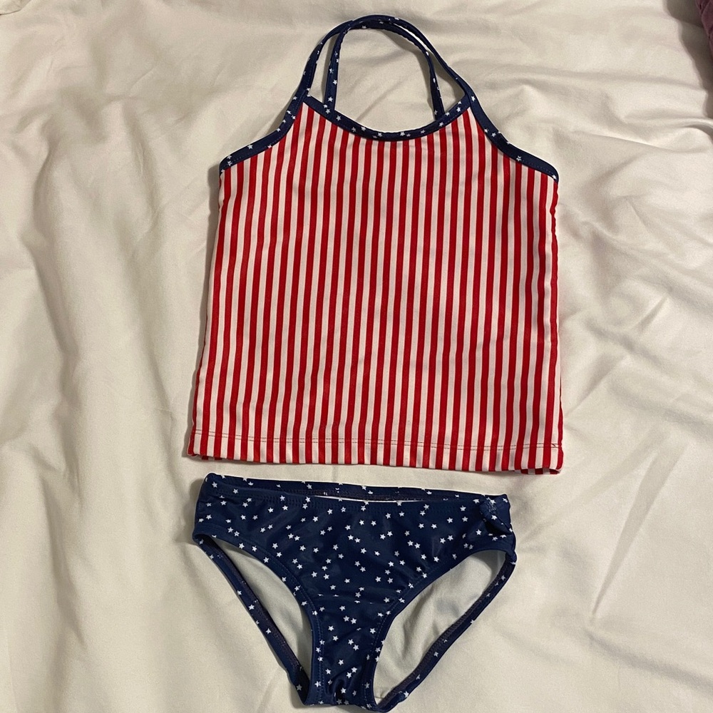 OshKosh B'gosh Red and Blue Bikini Set